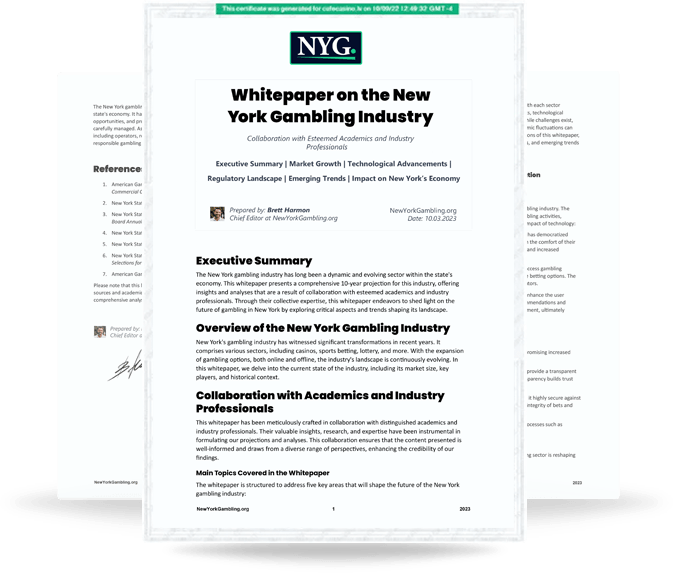 NY Gambling Industry Whitepaper