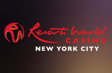 Logo of the Resorts World Casino in New York City.